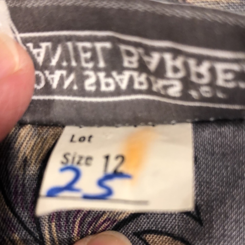 Joan Sparks vintage dress with leather & suede - Picture 10 of 10